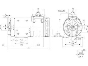 MAHLE ORIGINAL MM 332 elektrovariklis