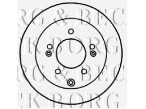 BORG & BECK BBD4795 stabdžių diskas 
 Stabdžių sistema -> Diskinis stabdys -> Stabdžių diskas
584112K300
