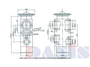 AKS DASIS 840940N išsiplėtimo vožtuvas, oro kondicionavimas 
 Oro kondicionavimas -> Vožtuvai
1377051, 1380506, 1468479, 64501377051