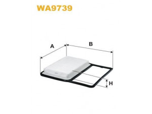 WIX FILTERS WA9739 oro filtras 
 Filtrai -> Oro filtras
17801B1010