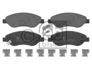 FEBI BILSTEIN 16698 stabdžių trinkelių rinkinys, diskinis stabdys 
 Techninės priežiūros dalys -> Papildomas remontas
1605 355, 93189822, 93189822