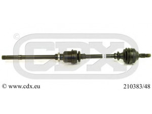 CDX 210383/48 kardaninis velenas 
 Ratų pavara -> Kardaninis velenas