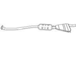 SIGAM 10426 vidurinis duslintuvas 
 Išmetimo sistema -> Duslintuvas
4A0253409AJ, 4A0253409L