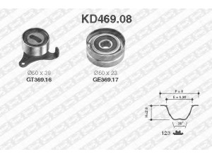 SNR KD469.08 paskirstymo diržo komplektas 
 Techninės priežiūros dalys -> Papildomas remontas
13503-10010, 13505-10010