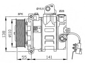 NRF 32246G kompresorius, oro kondicionierius 
 Oro kondicionavimas -> Kompresorius/dalys
JPB000182, JPB000183