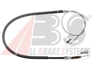 A.B.S. K18902 trosas, stovėjimo stabdys 
 Stabdžių sistema -> Valdymo svirtys/trosai
3T0609721B, 3T0609721C