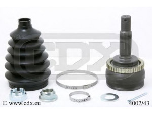 CDX 4002/43 jungčių komplektas, kardaninis velenas 
 Ratų pavara -> Sujungimai/komplektas
8602182