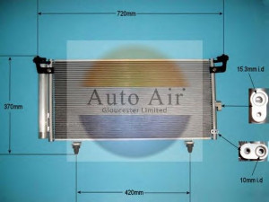 AUTO AIR GLOUCESTER 16-9953 kondensatorius, oro kondicionierius 
 Oro kondicionavimas -> Kondensatorius