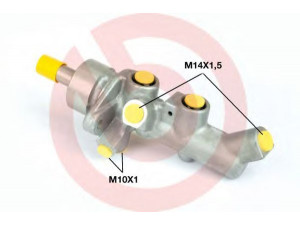 BREMBO M 83 017 pagrindinis cilindras, stabdžiai 
 Stabdžių sistema -> Pagrindinis stabdžių cilindras
4720105110, 4720105111, 4720105112