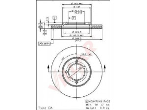 VILLAR 628.1652 stabdžių diskas 
 Stabdžių sistema -> Diskinis stabdys -> Stabdžių diskas
4351222050, 4351222051
