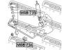 FEBEST MSB-734 skersinio stabilizatoriaus įvorių komplektas 
 Ašies montavimas/vairavimo mechanizmas/ratai -> Stabilizatorius/fiksatoriai -> Sklendės
MR150091