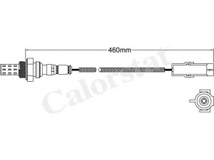 CALORSTAT by Vernet LS110007 lambda jutiklis 
 Variklis -> Variklio elektra
33004243, 5014780AA, 53000886, 19178953