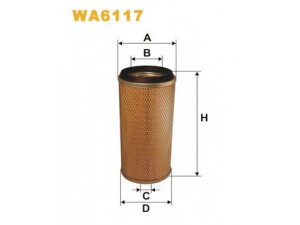 WIX FILTERS WA6117 oro filtras 
 Techninės priežiūros dalys -> Techninės priežiūros intervalai
0192720, 192720, NTC1435, NTC6660