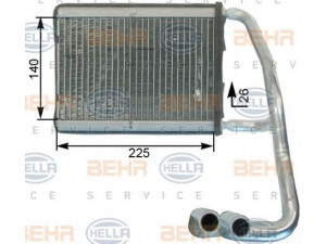 HELLA 8FH 351 315-301 šilumokaitis, salono šildymas 
 Šildymas / vėdinimas -> Šilumokaitis
97138-2F000