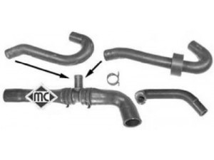 Metalcaucho 09314 žarna, šilumokaičio šildymas 
 Šildymas / vėdinimas -> Žarnelės/vamzdeliai
028121053AA, 028121053K, 058121058B