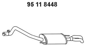 EBERSPÄCHER 95 11 8448 galinis duslintuvas 
 Išmetimo sistema -> Duslintuvas
028.253.609, 028.253.609 B, 028.253.609 D