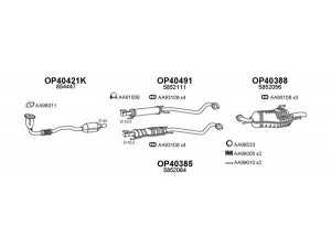 VENEPORTE 400231 išmetimo sistema 
 Išmetimo sistema -> Išmetimo sistema, visa