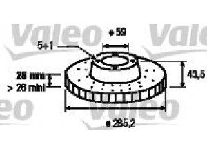 VALEO 197219 stabdžių diskas 
 Stabdžių sistema -> Diskinis stabdys -> Stabdžių diskas
4246-P2, 4246P2, 4249-H7, 4249H7