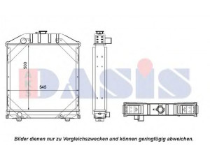 AKS DASIS 440079N radiatorius, variklio aušinimas