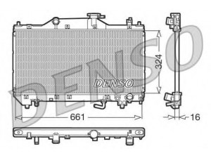 DENSO DRM50031 radiatorius, variklio aušinimas 
 Aušinimo sistema -> Radiatorius/alyvos aušintuvas -> Radiatorius/dalys
164000D080, 164000D100