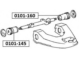 ASVA 0101-160 valdymo svirties/išilginių svirčių įvorė 
 Ašies montavimas/vairavimo mechanizmas/ratai -> Valdymo svirtis/pasukamosios svirties sujungimas -> Montavimas/sutvirtinimas
48635-35010