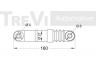 TREVI AUTOMOTIVE TA1897 vibracijos slopintuvas, V formos rumbuotas diržas