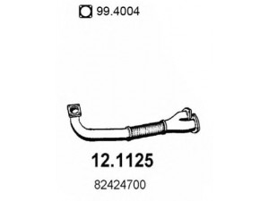 ASSO 12.1125 išleidimo kolektorius 
 Išmetimo sistema -> Išmetimo vamzdžiai
82424700, 82424700