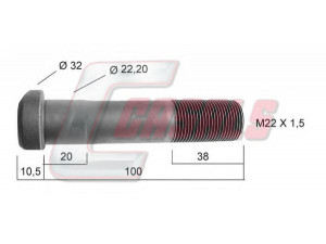 CASALS 21228 rato varžtas 
 Ratai / padangos -> Priedai
81 45501 0059, 81 45501 0072, 81 45501 0080