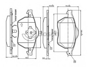 BOSCH 0 986 TB2 214 stabdžių trinkelių rinkinys, diskinis stabdys 
 Techninės priežiūros dalys -> Papildomas remontas
1J0 698 151 L, 3A0 698 151 A, 8N0698151