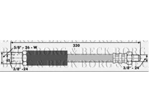 BORG & BECK BBH6538 stabdžių žarnelė 
 Stabdžių sistema -> Stabdžių žarnelės
75061956, 75061956, GBH 170, GBH170