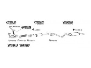 VENEPORTE 800234 išmetimo sistema 
 Išmetimo sistema -> Išmetimo sistema, visa