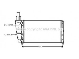 AVA QUALITY COOLING FT2141 radiatorius, variklio aušinimas 
 Aušinimo sistema -> Radiatorius/alyvos aušintuvas -> Radiatorius/dalys
7741913