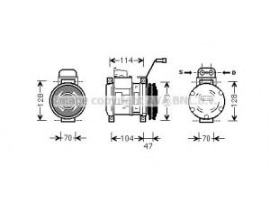 AVA QUALITY COOLING MEK189 kompresorius, oro kondicionierius 
 Oro kondicionavimas -> Kompresorius/dalys
0002301511