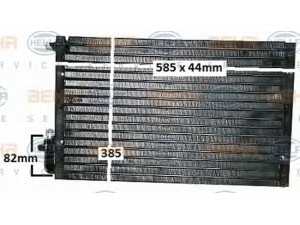 HELLA 8FC 351 319-521 kondensatorius, oro kondicionierius