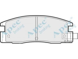 APEC braking PAD751 stabdžių trinkelių rinkinys, diskinis stabdys 
 Techninės priežiūros dalys -> Papildomas remontas