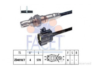 FACET 10.7226 lambda jutiklis 
 Variklis -> Variklio elektra
K J03-18-861 A, ZL02-18-861C, 0K558 18861A