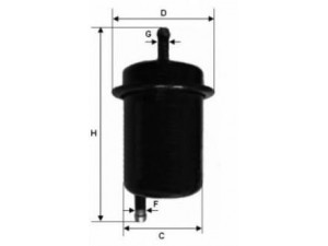 UNIFLUX FILTERS XB207 kuro filtras 
 Techninės priežiūros dalys -> Papildomas remontas
G675-13-480, G67513480, JE4520490A