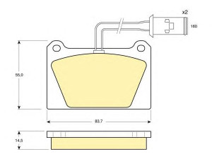 GIRLING 6103366 stabdžių trinkelių rinkinys, diskinis stabdys 
 Techninės priežiūros dalys -> Papildomas remontas
GBP258, GBP90291, GBP90306, GBP273