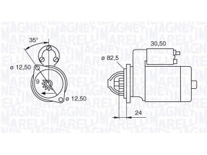 MAGNETI MARELLI 063296843010 starteris
58400670, 01303920, 1303920, 2130090013
