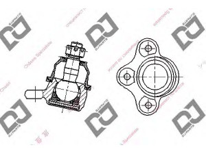 DJ PARTS DB1301 atramos/vairo trauklė 
 Ašies montavimas/vairavimo mechanizmas/ratai -> Sujungimai -> Atramos/vairo trauklė
8AU1-34-540, 8AU134540, UB39-99-354