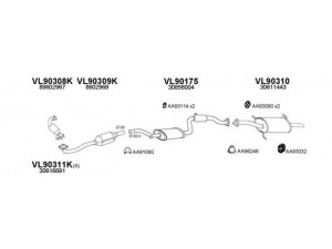VENEPORTE 900161 išmetimo sistema