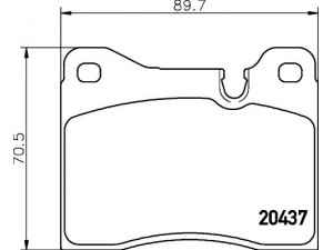 HELLA PAGID 8DB 355 017-561 stabdžių trinkelių rinkinys, diskinis stabdys 
 Techninės priežiūros dalys -> Papildomas remontas
0060737389, 11913220390000, 11913220390100