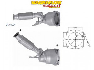 MAGNAFLOW 60912D katalizatoriaus keitiklis
1706F2
