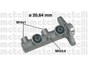 METELLI 05-0328 pagrindinis cilindras, stabdžiai 
 Stabdžių sistema -> Pagrindinis stabdžių cilindras
46100-SAA-G51, 46100-SAA-G52
