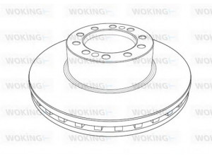 WOKING NSA1184.20 stabdžių diskas
1142086, II39280F