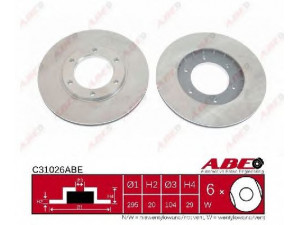 ABE C31026ABE stabdžių diskas 
 Dviratė transporto priemonės -> Stabdžių sistema -> Stabdžių diskai / priedai
40206-C7000, 40206-C7001, 40206-G9500