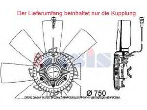 AKS DASIS 288016N sankaba, radiatoriaus ventiliatorius 
 Aušinimo sistema -> Radiatoriaus ventiliatorius
20576186, 20857618, 21037403