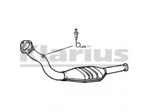 KLARIUS 321011 katalizatoriaus keitiklis 
 Išmetimo sistema -> Katalizatoriaus keitiklis
1705J9, 170638, 96106848, 1705J9