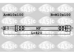 SASIC 6606003 stabdžių žarnelė 
 Stabdžių sistema -> Stabdžių žarnelės
1071938