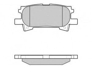 E.T.F. 12-1169 stabdžių trinkelių rinkinys, diskinis stabdys 
 Techninės priežiūros dalys -> Papildomas remontas
04466-48030, 04466-48040, 04466-48060